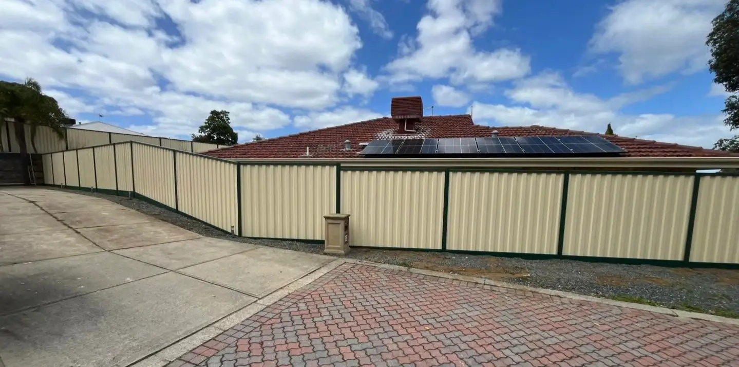 Colorbond fencing installation in Perth by AF FENCING