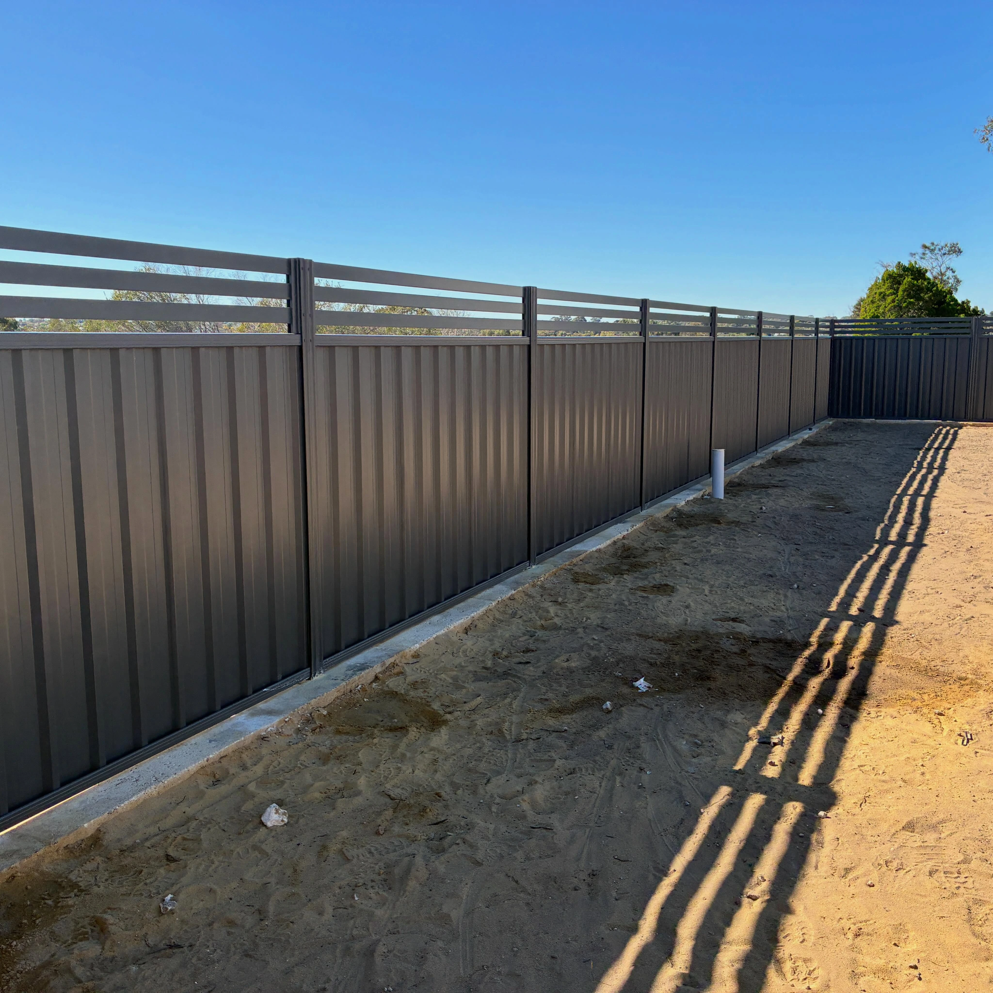 AF FENCING installers completing a fence in Perth